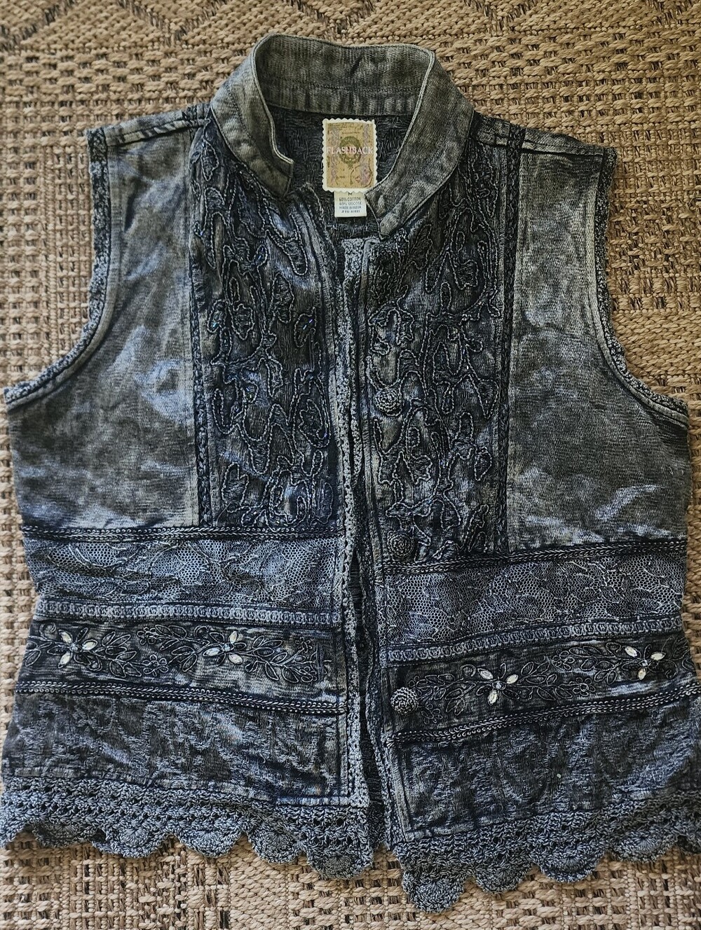Flashback Boho Vest Med